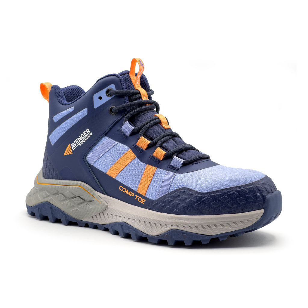 靴 MOTO / plane toe 3 hole / size 2 Steel Blue Southern Cross Zip Men's 6 inch Steel Toe