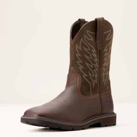 Ariat Groundbreaker Brown Square Toe Steel Toe 10020059