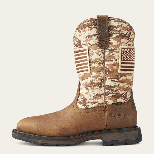 Ariat WorkHog Patriot Round Toe Steel Toe 10022968
