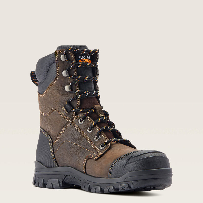 Ariat Treadfast 8" Waterproof Steel Toe Work Boot 10042496