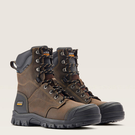 Ariat Treadfast 8" Waterproof Steel Toe Work Boot 10042496