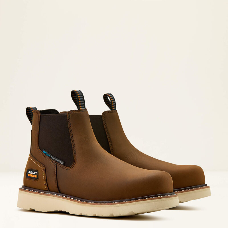 Ariat Rebar Wedge Chelsea Waterproof Composite Toe EH 10061115