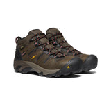 KEEN Men's Lansing Mid Brown Steel Toe EH 1022098