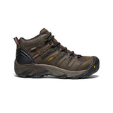 KEEN Men's Lansing Mid Brown Steel Toe EH 1022098