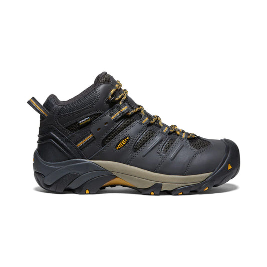 KEEN Men's Lansing Mid Olive Steel Toe EH 1018079