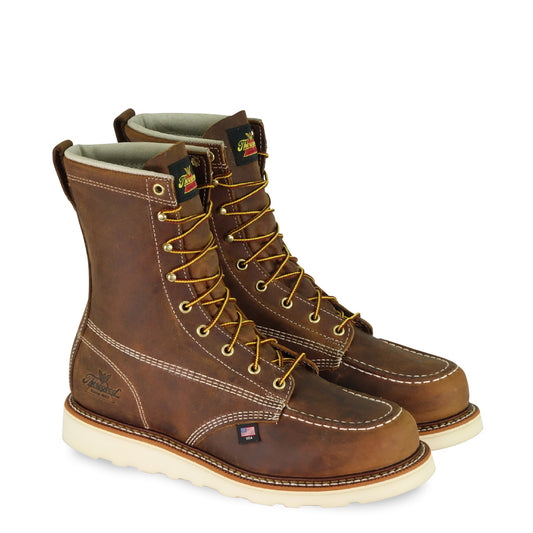 Thorogood 8" Moc Toe Wedge Crazy Horse Steel Toe 804-4478