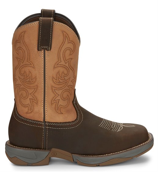 Tony Lama Junction Tan Square Toe Steel Toe RR3350