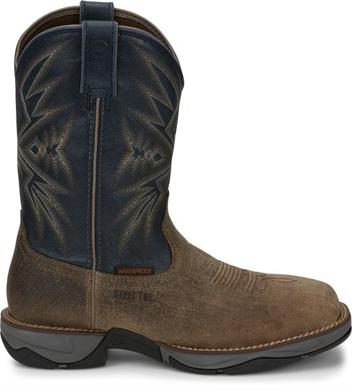 Tony Lama Bartlett Stone Square Toe Steel Toe RR3361
